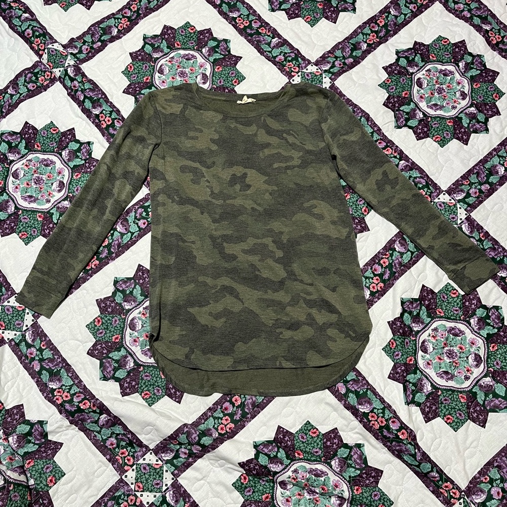 Jane and Delancey Camo Shirt